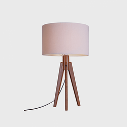 ABAJUR DE MESA MADELUSTRE TRIPPE CÚPULA CRU