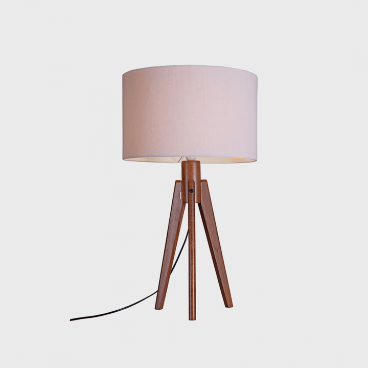 ABAJUR DE MESA MADELUSTRE TRIPPE CÚPULA CRU