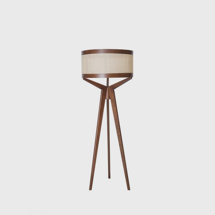 COLUNA DE PISO NAVI TRIPPE CUPULA DE PALHA IMBUIA DIAM.65CM MADELUSTRE