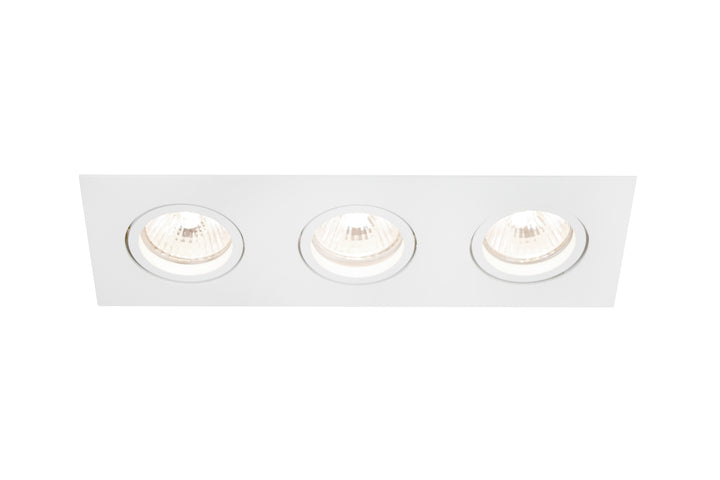 EMBUTIDO LISSE II 3 PAR20 50W 120X334X110MM BRANCO TOTAL