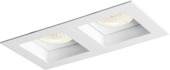 EMBUTIDO FLAT 2 DICRÓICA PAR16 50W 90X170X85MM BRANCO TOTAL