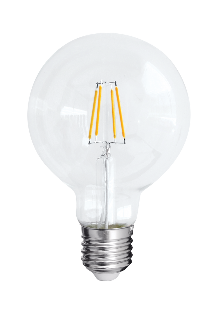 LÂMPADA LED BALLOON G95 FILAMENTO E27 EVOLED 4W BIVOLT 2700K