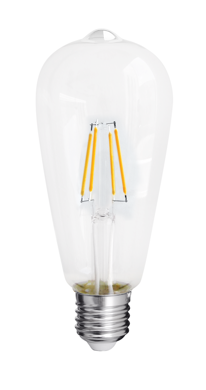 LÂMPADA PÊRA ST64 FILAMENTO E27 EVOLED 4W BIVOLT 2700K