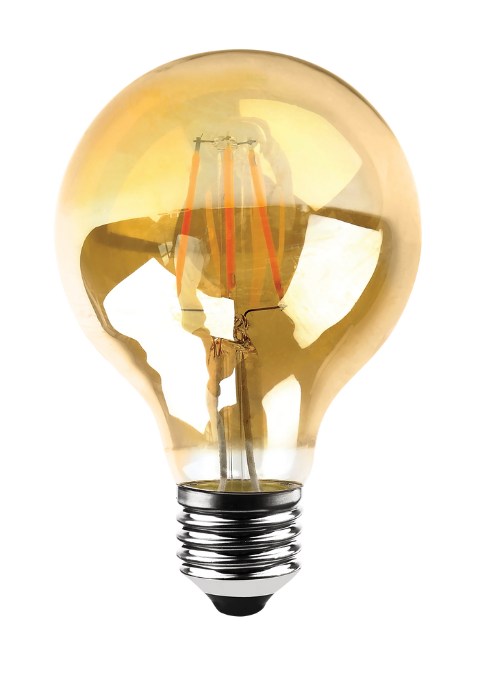 LÂMPADA LED BALLOON G95 FILAMENTO E27 EVOLED 4W BIVOLT 2200K