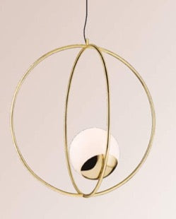 PENDENTE TWIST DOURADO 60X75X60CM E14
