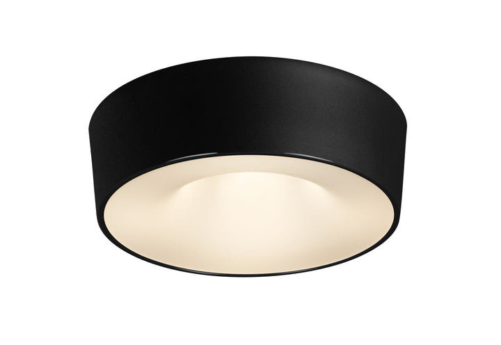 PLAFON SUSHI 6 CFL 23W DIAM. 530X165MM PRETO TOTAL