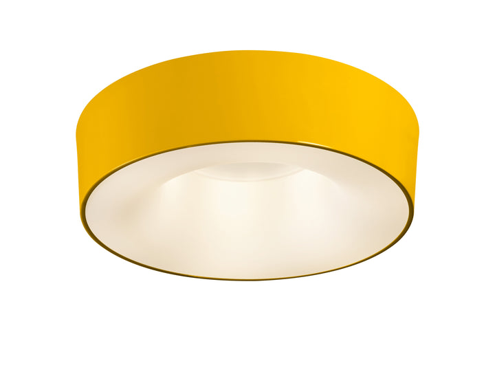 PLAFON SUSHI 6 CFL 23W DIAM. 530X165MM AMARELO BRILHO